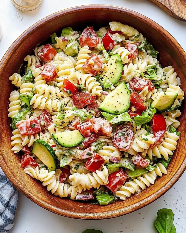 BLT Pasta Salad Recipe is a must-try for summer!