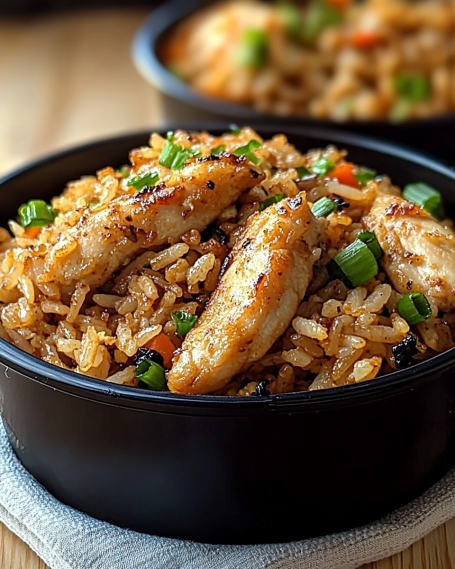 Crispy Garlic Chicken Fried Rice is a must-try dish!