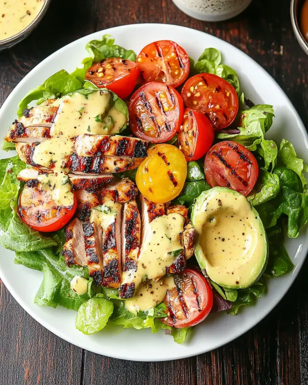 Grilled Chicken Cobb Salad is a delicious meal option.