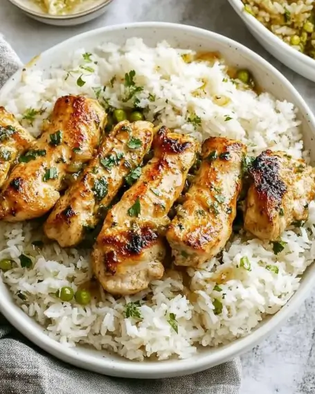 Honey Garlic Chicken and Rice is a must-try recipe!