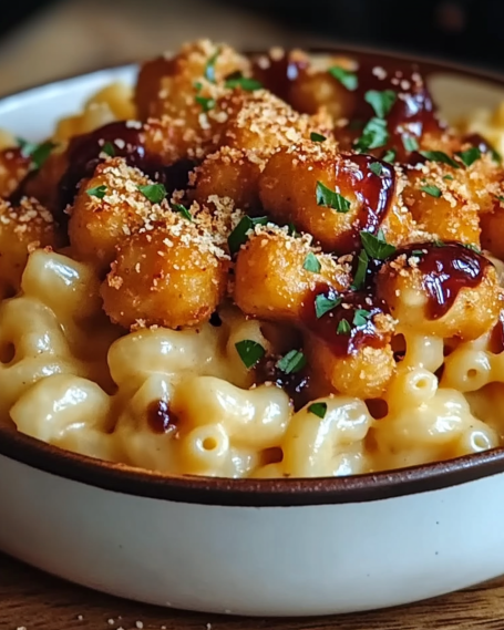 Honey Pepper Chicken Mac and Cheese Recipe is delicious!
