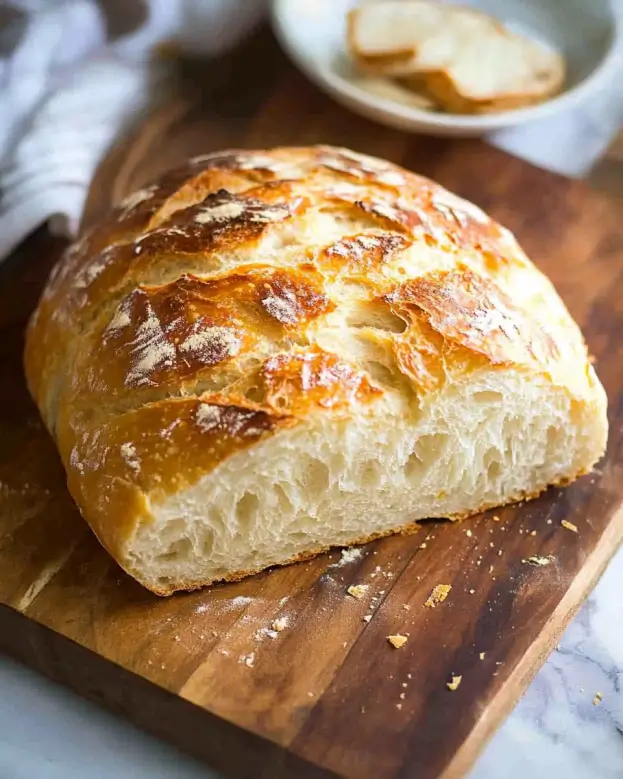 No-Knead Artisan Bread Recipe is easy and delicious!