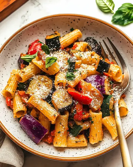 Roasted Vegetable Pasta Recipe is a must-try dish!