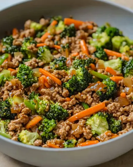 Teriyaki Ground Turkey Stir-Fry Recipe is a must-try!