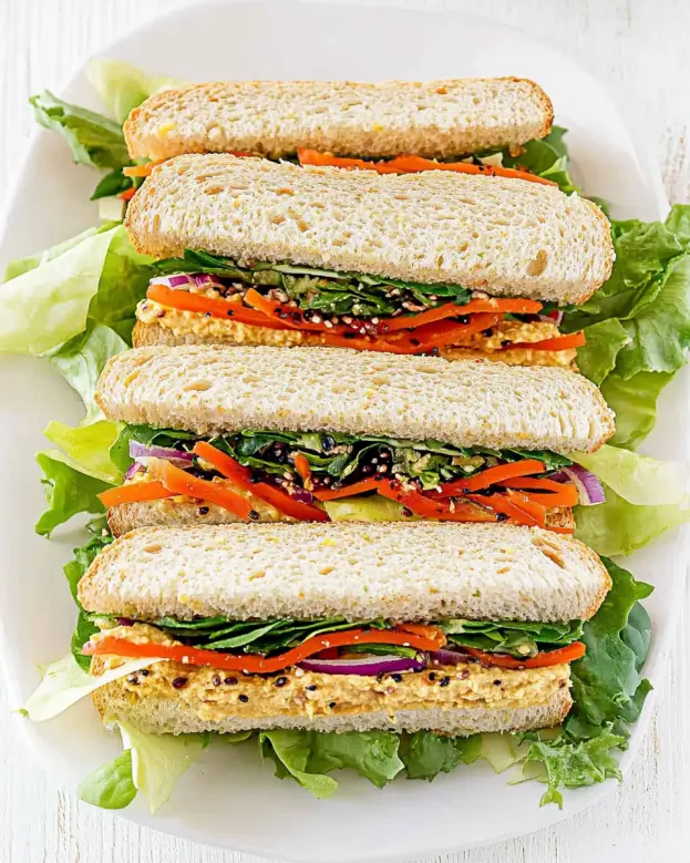 Veggie Hummus Sandwich: A Healthy Meal Option