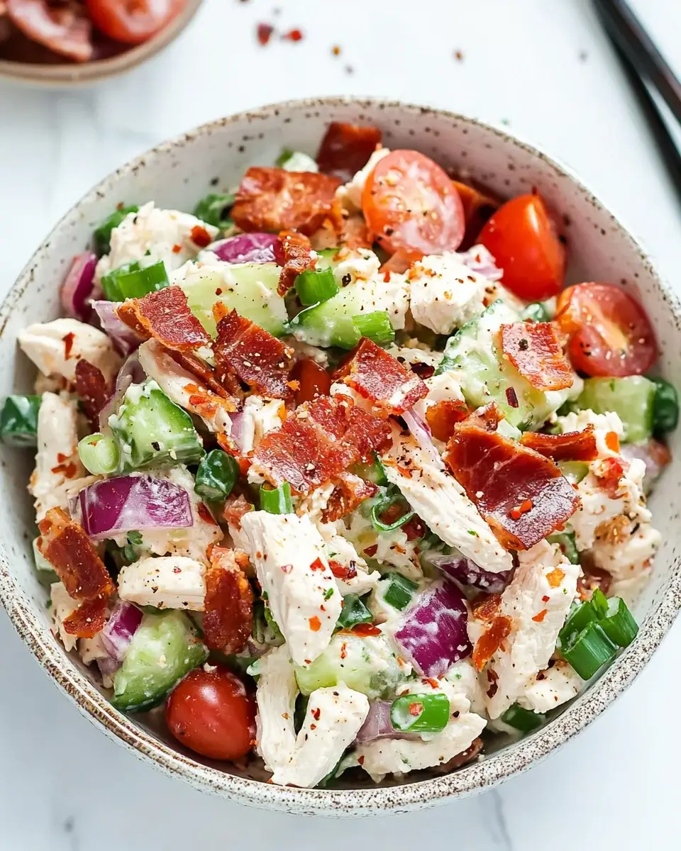 BLT Chicken Salad: A Delicious, Healthy Recipe!