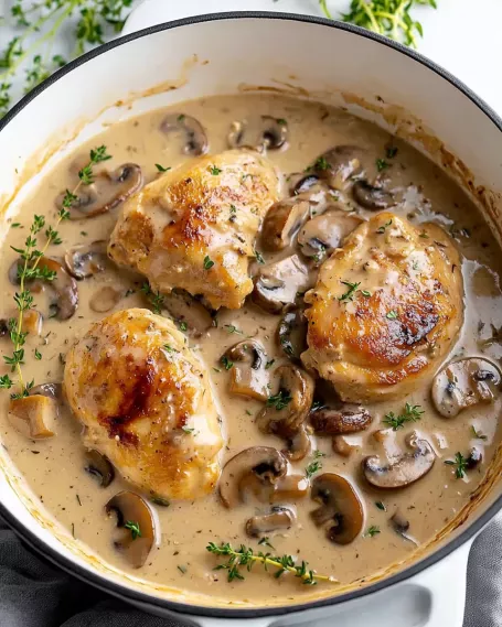 Creamy Mushroom Chicken