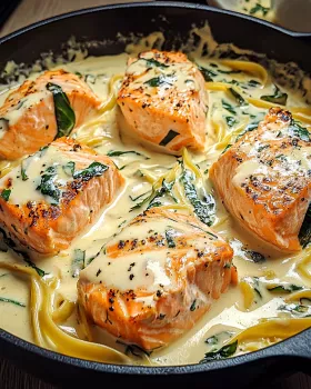 Creamy Salmon Florentine Recipe: Irresistibly Delicious!