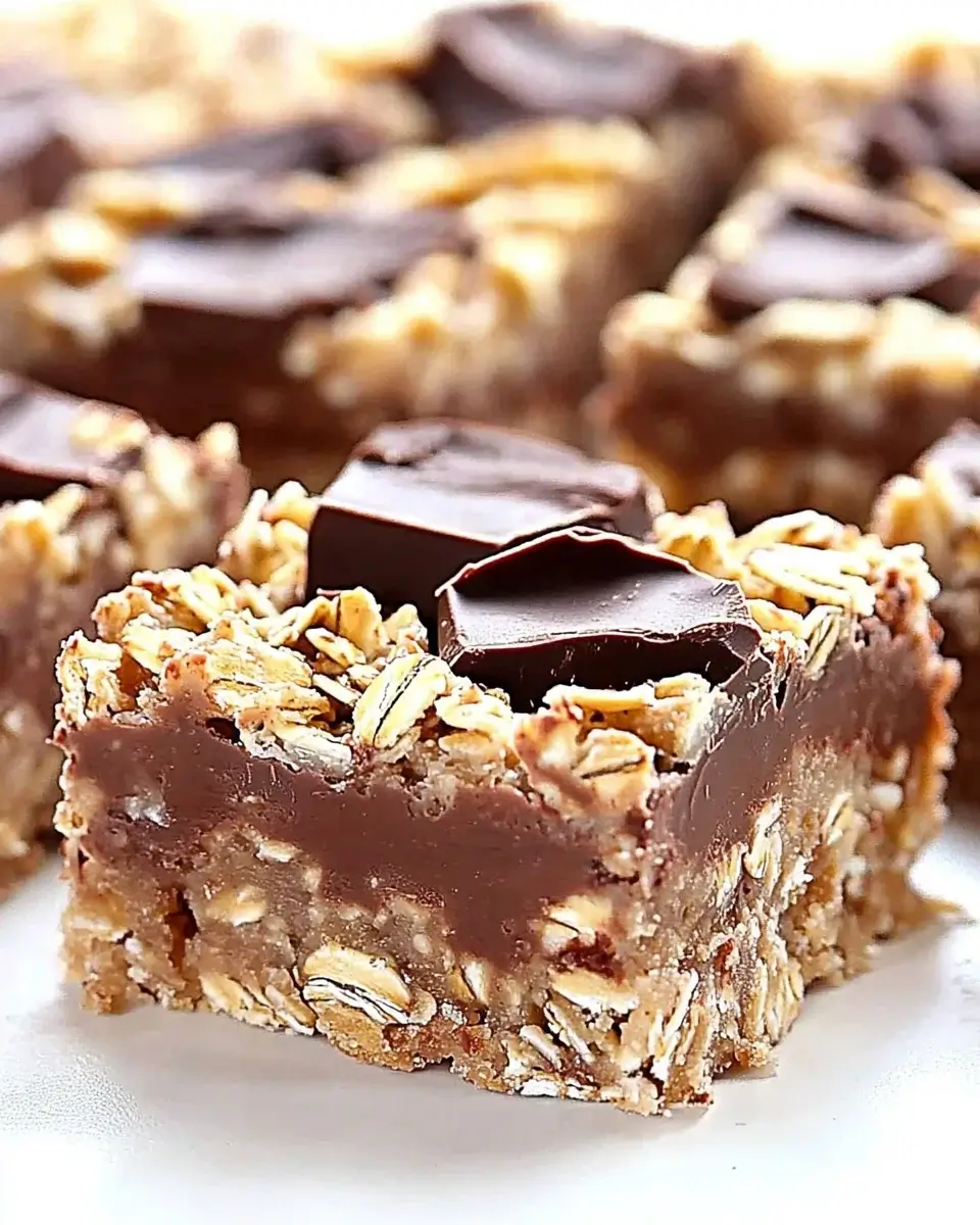 No-Bake Chocolate Oatmeal Bars: Easy, Healthy Treats!
