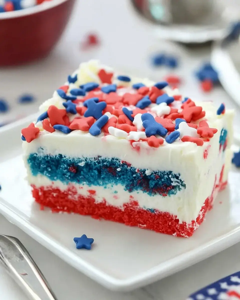 Patriotic Poke Cake: A Fun Dessert for Celebrations!