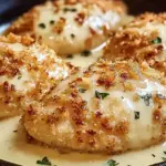 Parmesan Crusted Chicken with Garlic Sauce