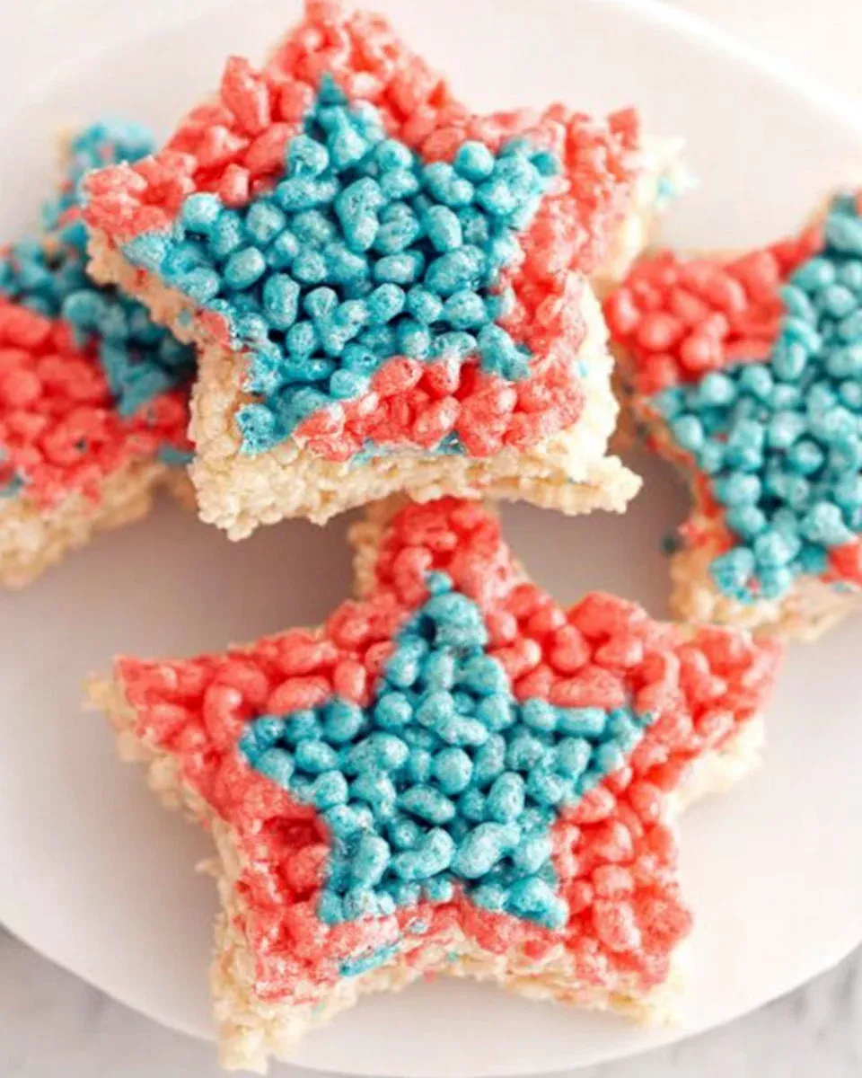 Patriotic Rice Krispie Treats: A Fun Summer Recipe!