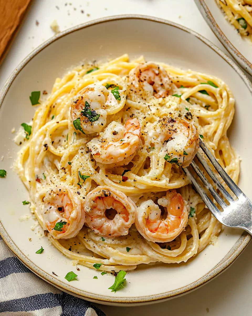 Creamy Garlic Shrimp Pasta: A Flavorful Delight Awaits!