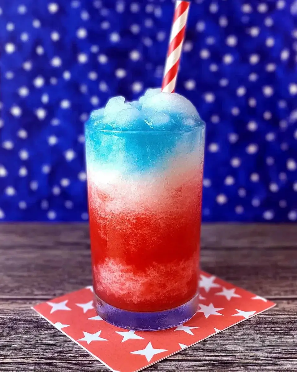 Patriotic Vodka Slush: Refreshing Summer Treat Recipe!