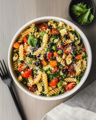 High Protein Pasta Salad is a nutritious meal option.
