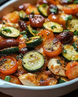 Mediterranean Chicken and Zucchini Bake You’ll Love!