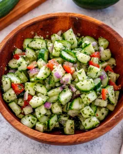 Mediterranean Cucumber Salad: A Refreshing Delight to Try!
