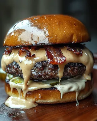 Smoky Bacon Smash Burgers with Baconnaise are irresistible!