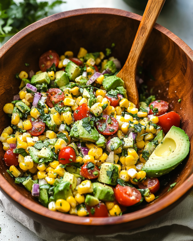 Summer Corn Salad with Avocado is a must-try!