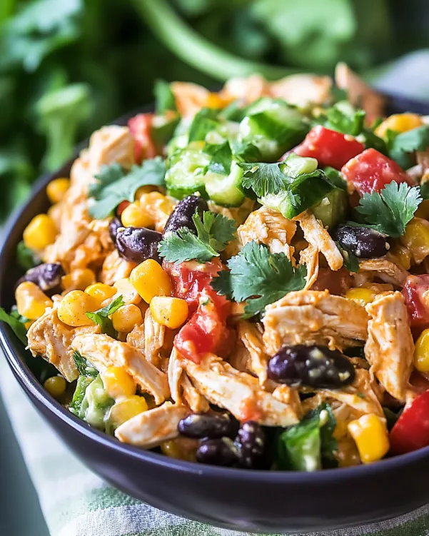 Zesty Southwest Chicken Salad: A Flavorful Delight!