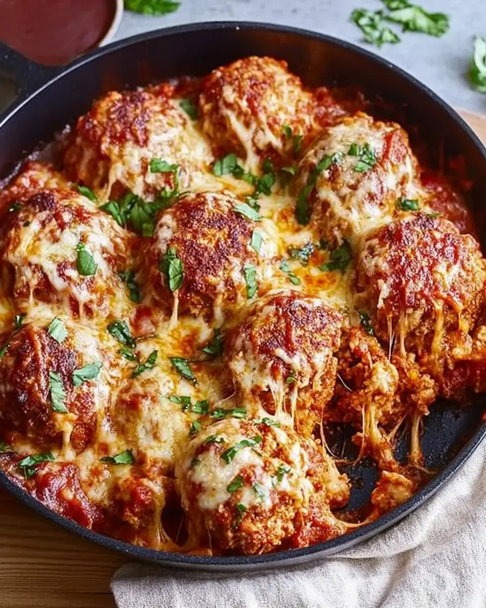 Chicken Parmesan Meatballs: Easy Recipe for Dinner!