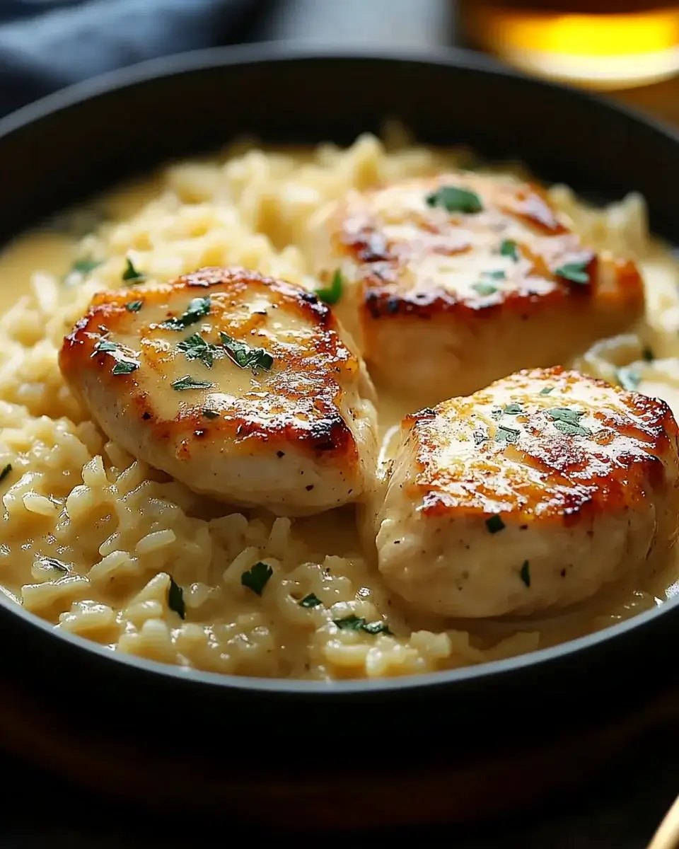 Creamy Smothered Chicken and Rice: A Comfort Food Delight!