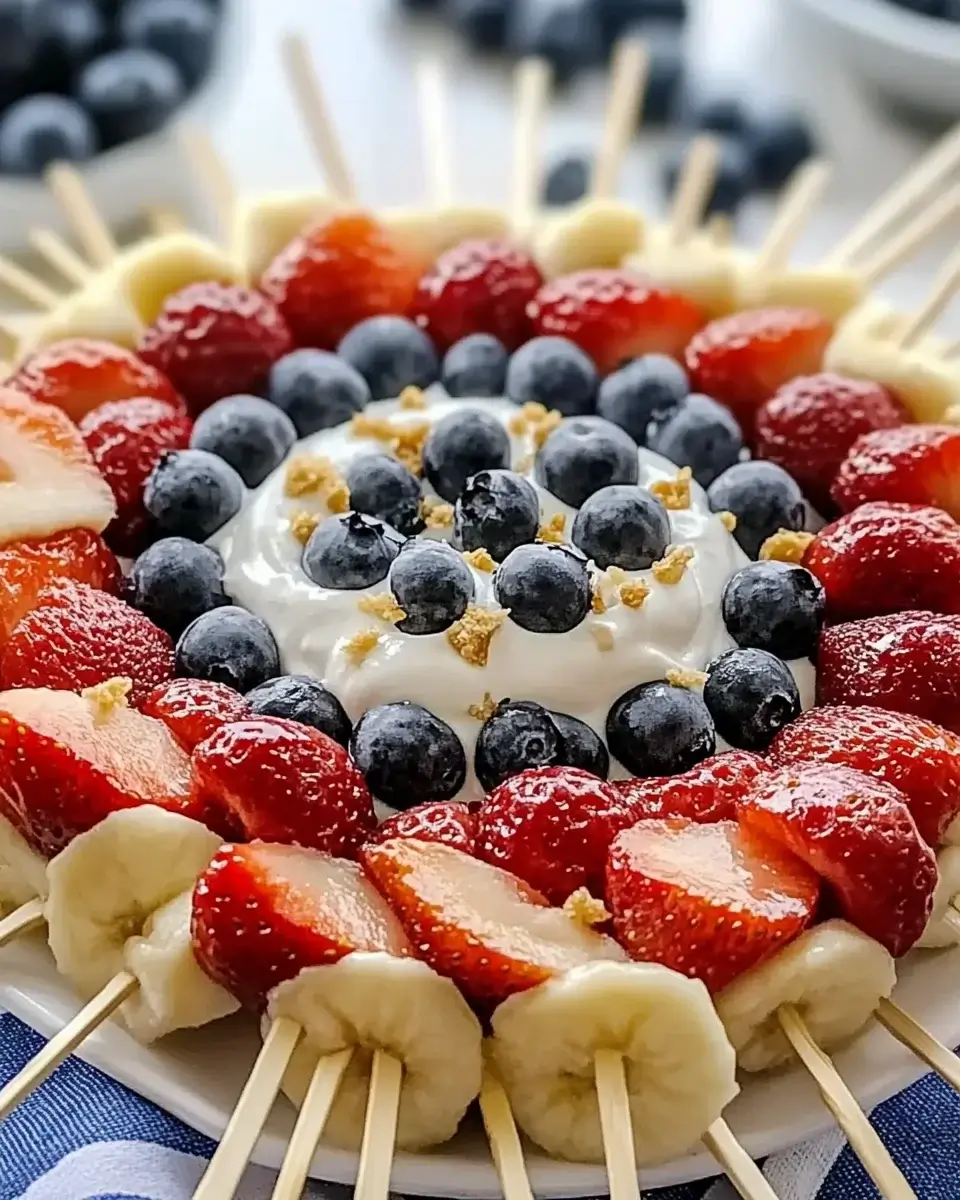 Fruit Kabobs with Cheesecake Dip: A Delightful Treat!