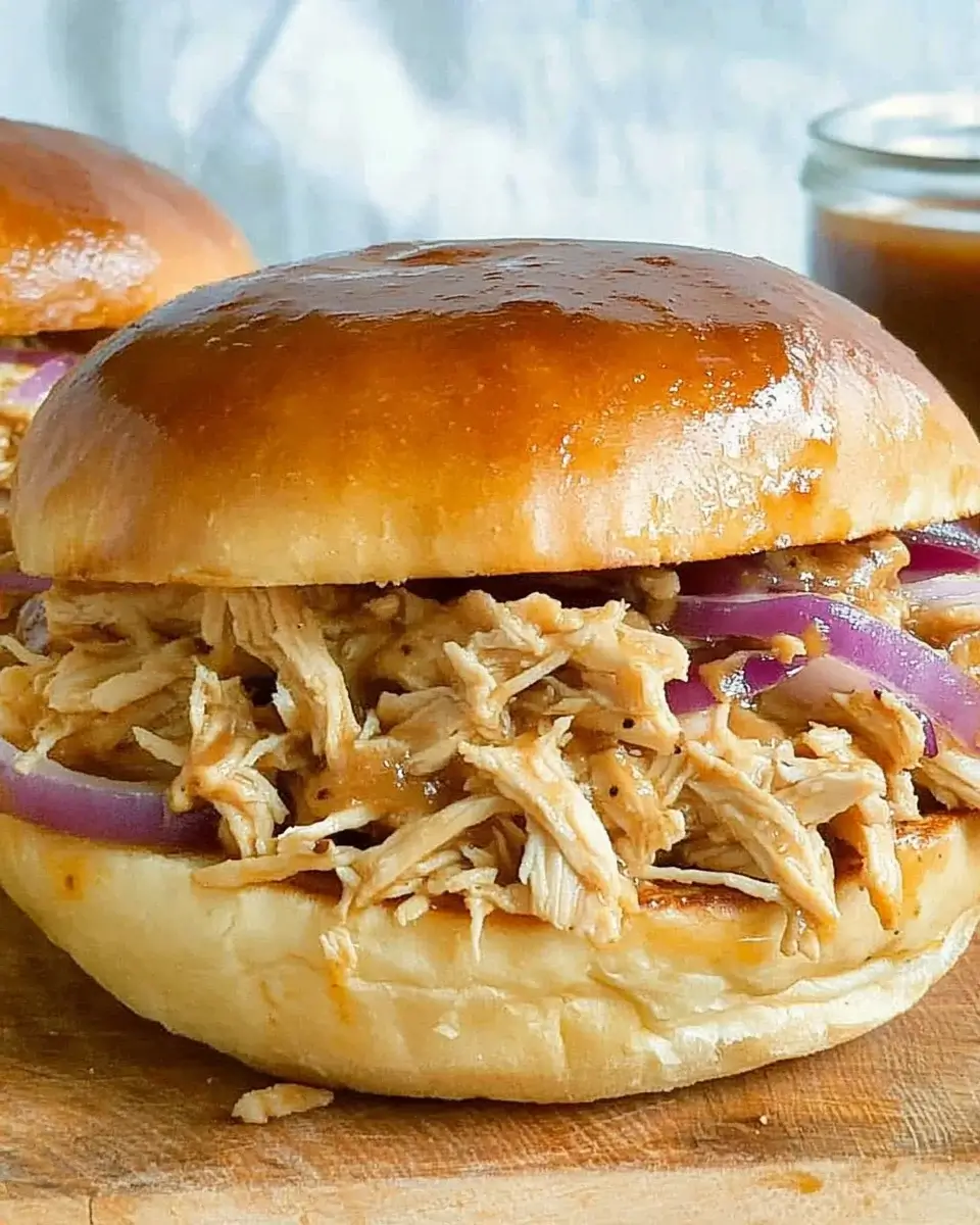 Honey Mustard Shredded Chicken Sandwiches Recipe Unveiled!