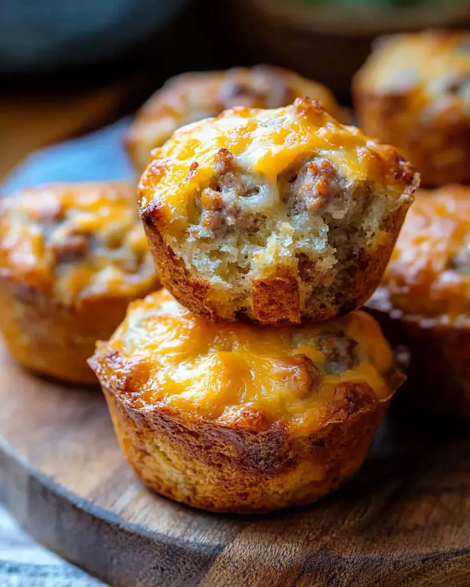 Savory Sausage and Cheese Muffins: Bake Delightful Treats!