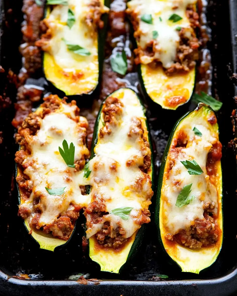 Stuffed Zucchini Boats with Ground Beef: A Tasty Delight!