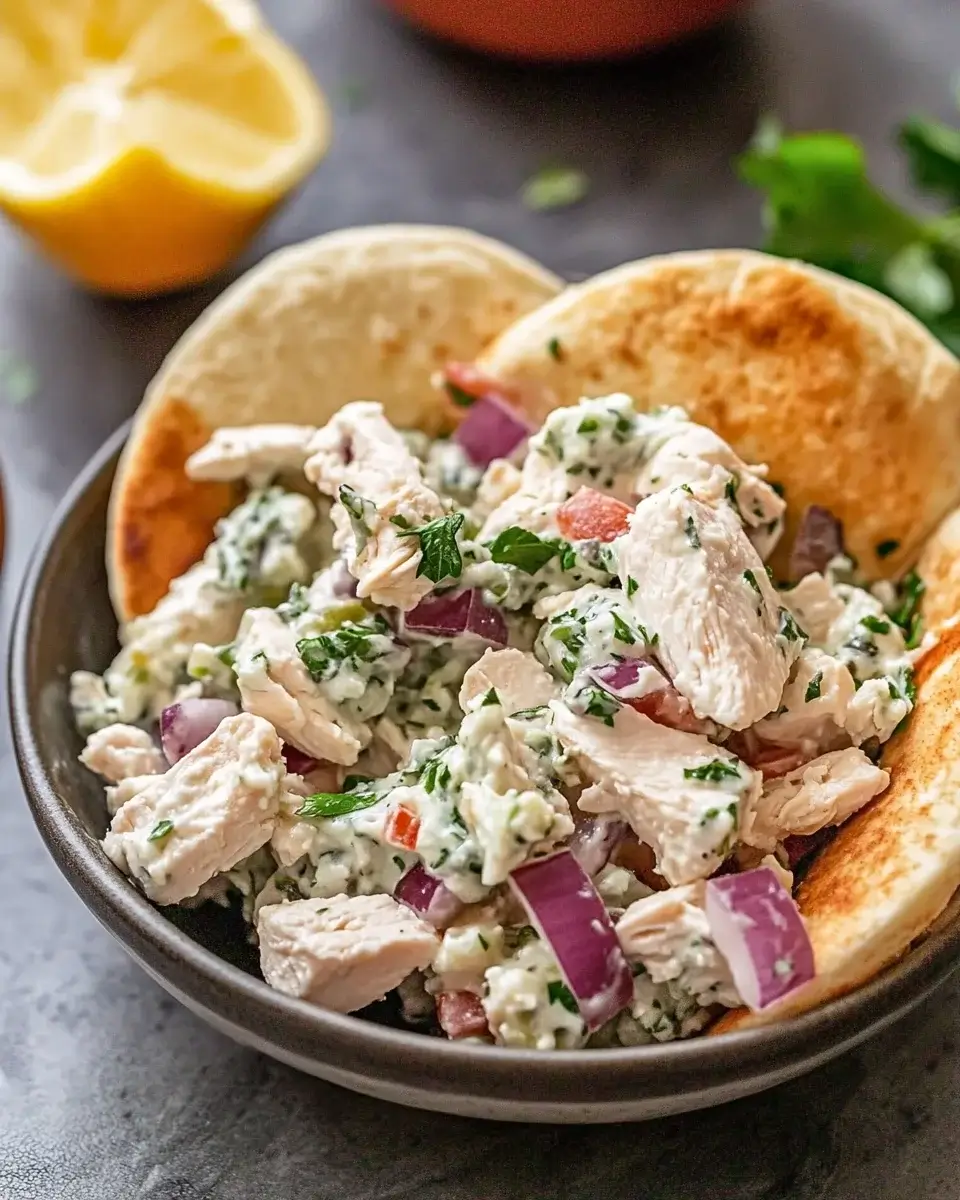 Tzatziki Chicken Salad: A Refreshing Healthy Delight