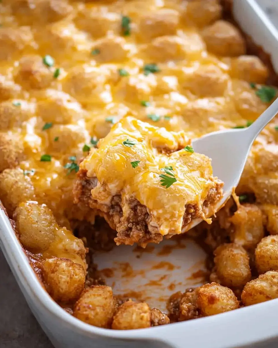 Cheeseburger Tater Tot Casserole: A Must-Try Recipe!