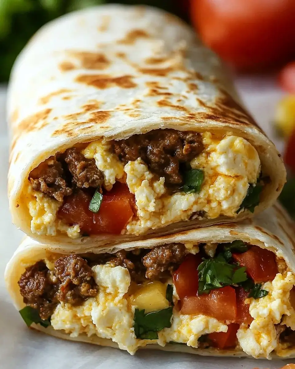 High-Protein Breakfast Burrito: A Tasty Start Today!