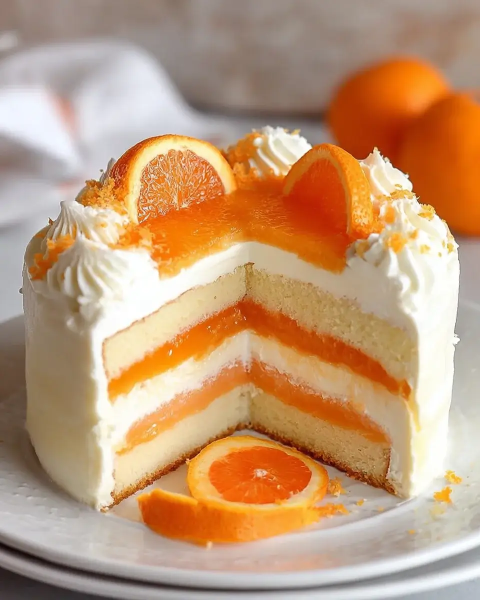 Orange Creamsicle Ice Cream Cake: A Refreshing Delight!