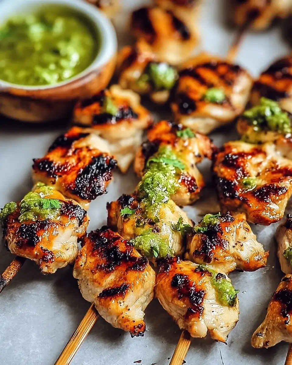 Peruvian Grilled Chicken Skewers: A Flavorful Recipe!