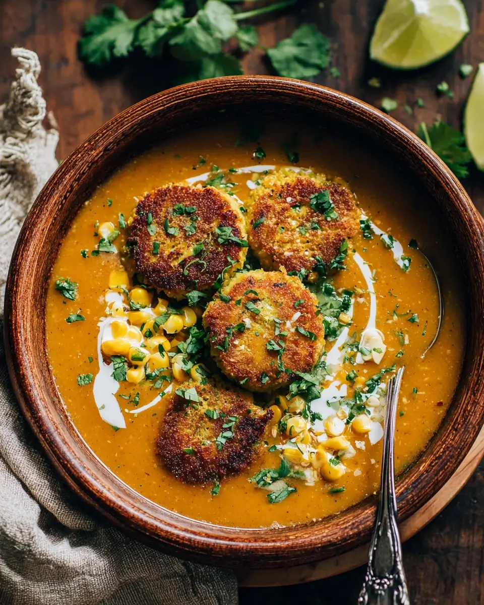 Tarascan Soup with Jalapeño Corn Fritters is Irresistible!