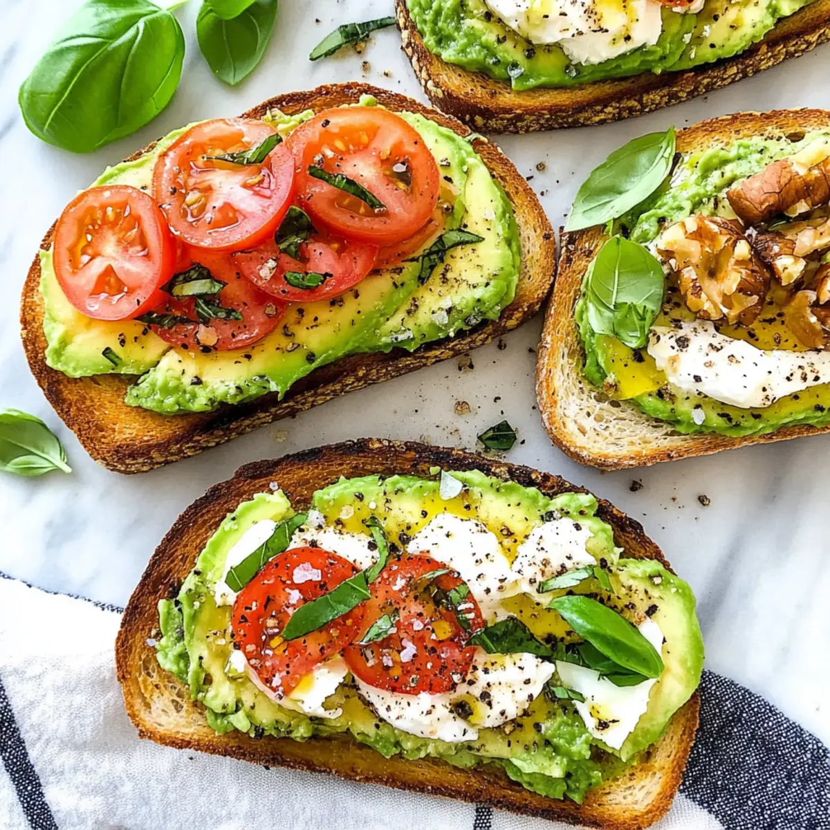 Delicious Avocado Toast: 6 Quick & Easy Variations to Try