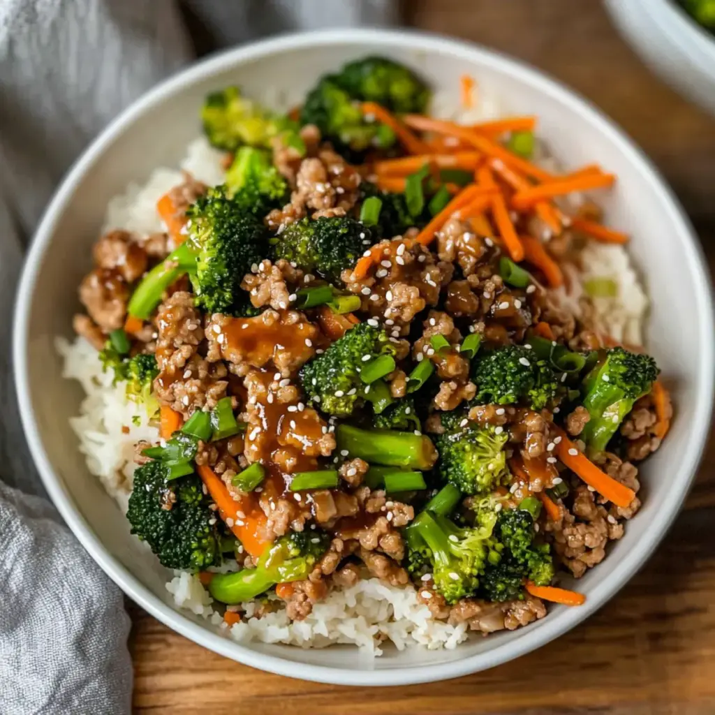 Ground Turkey Teriyaki Stir Fry