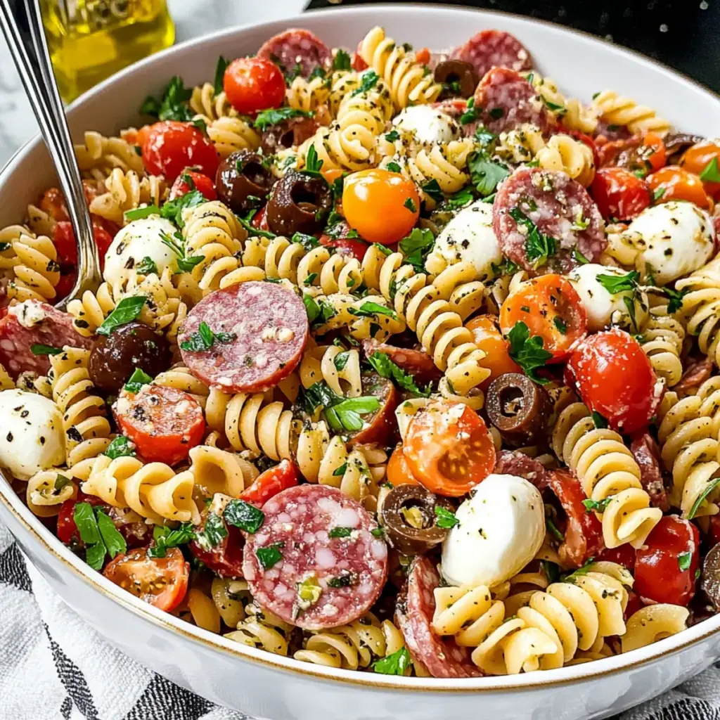 Italian Dressing Pasta Salad
