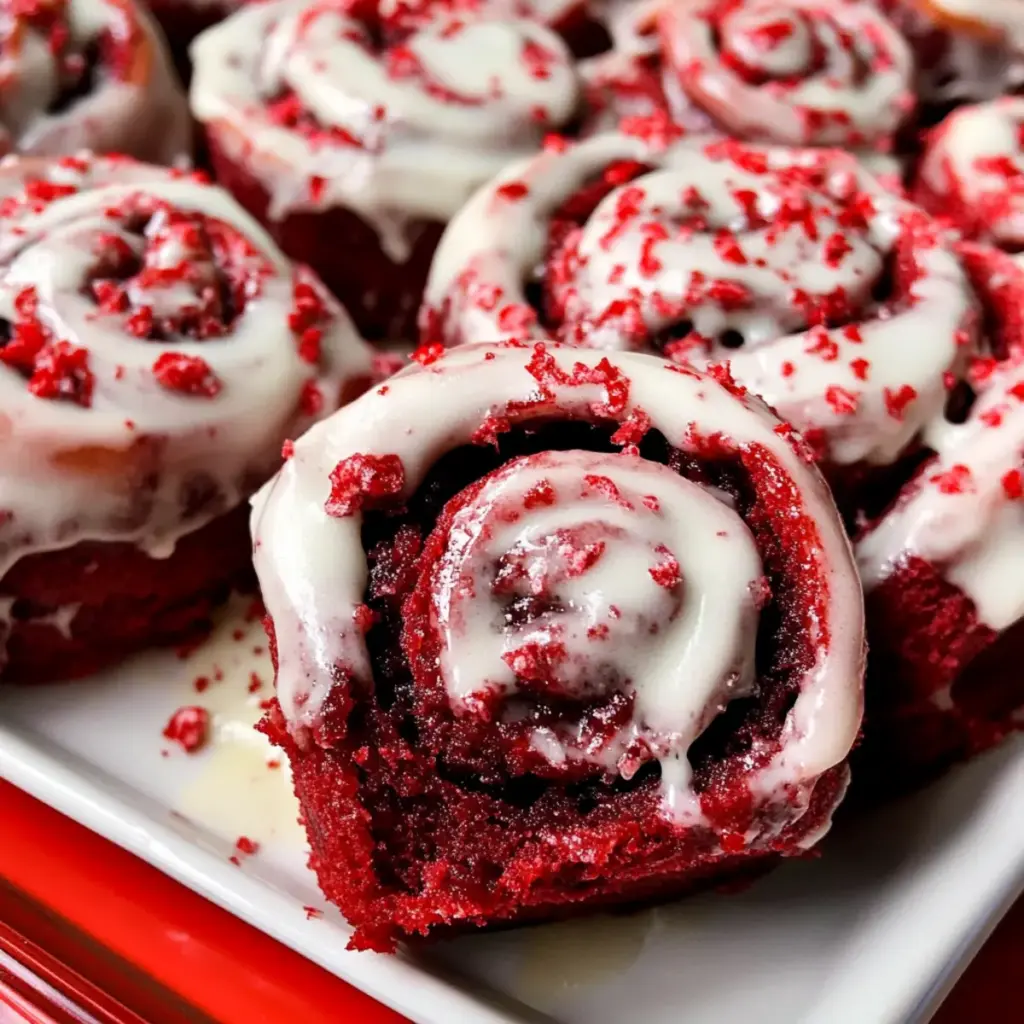 Red Velvet Cinnamon Rolls