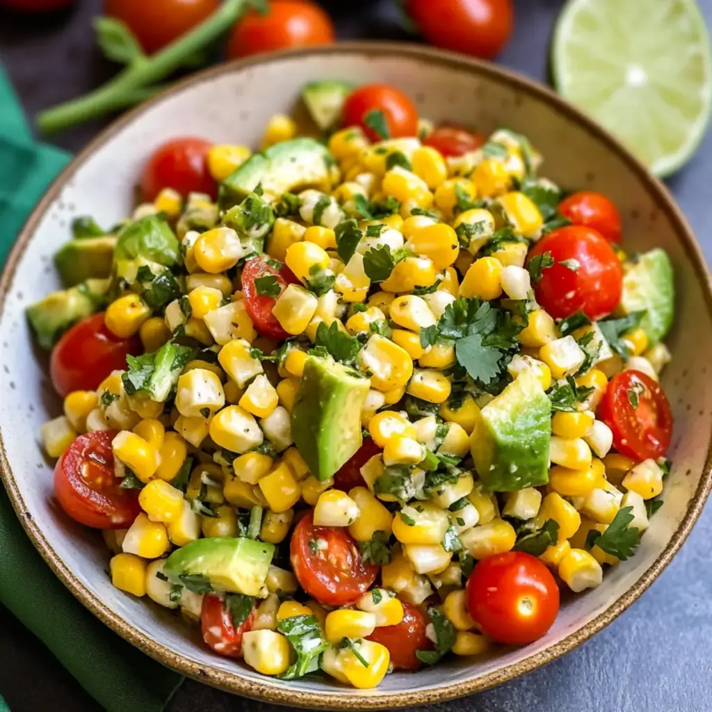 Summer Corn Salad with Avocado