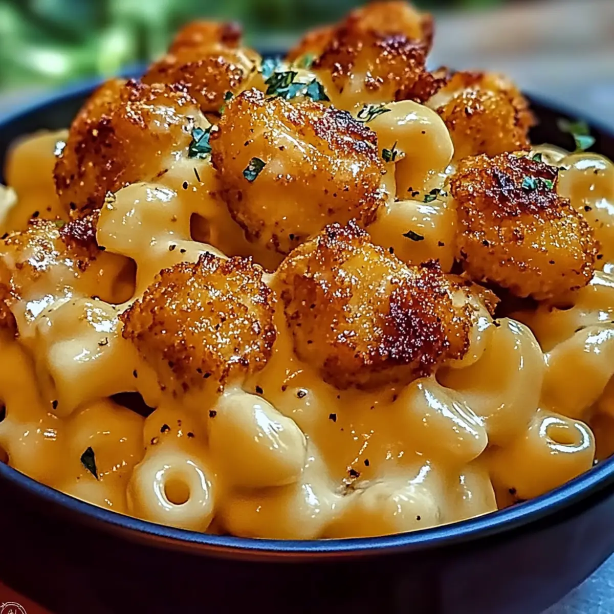 Creamy Honey Pepper Chicken Mac and Cheese Delight