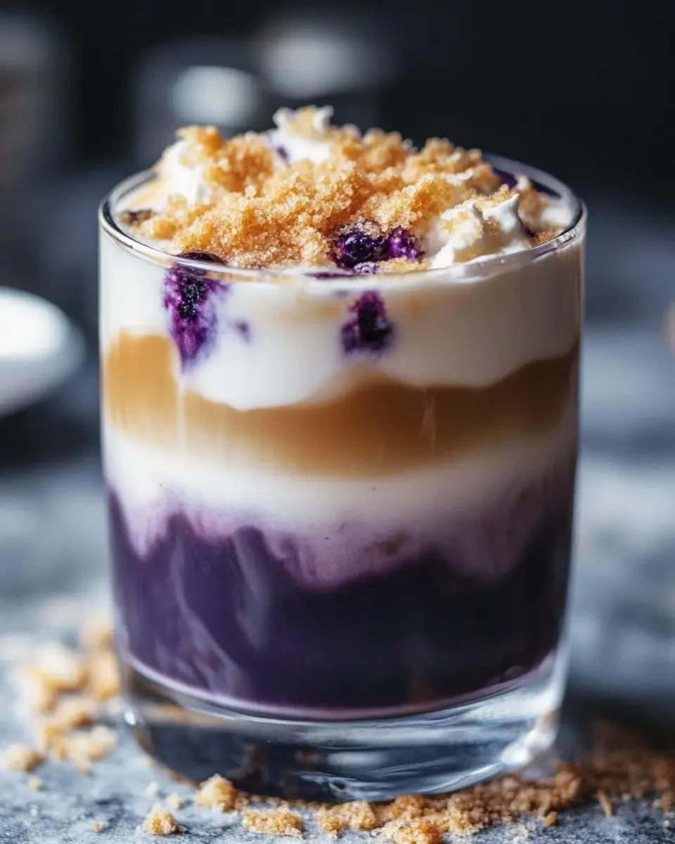 Iced Blueberry Cheesecake Latte: A Refreshing Treat!