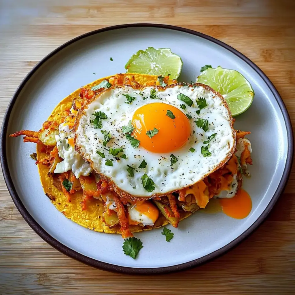 Crispy Potato, Egg & Cheese Taco