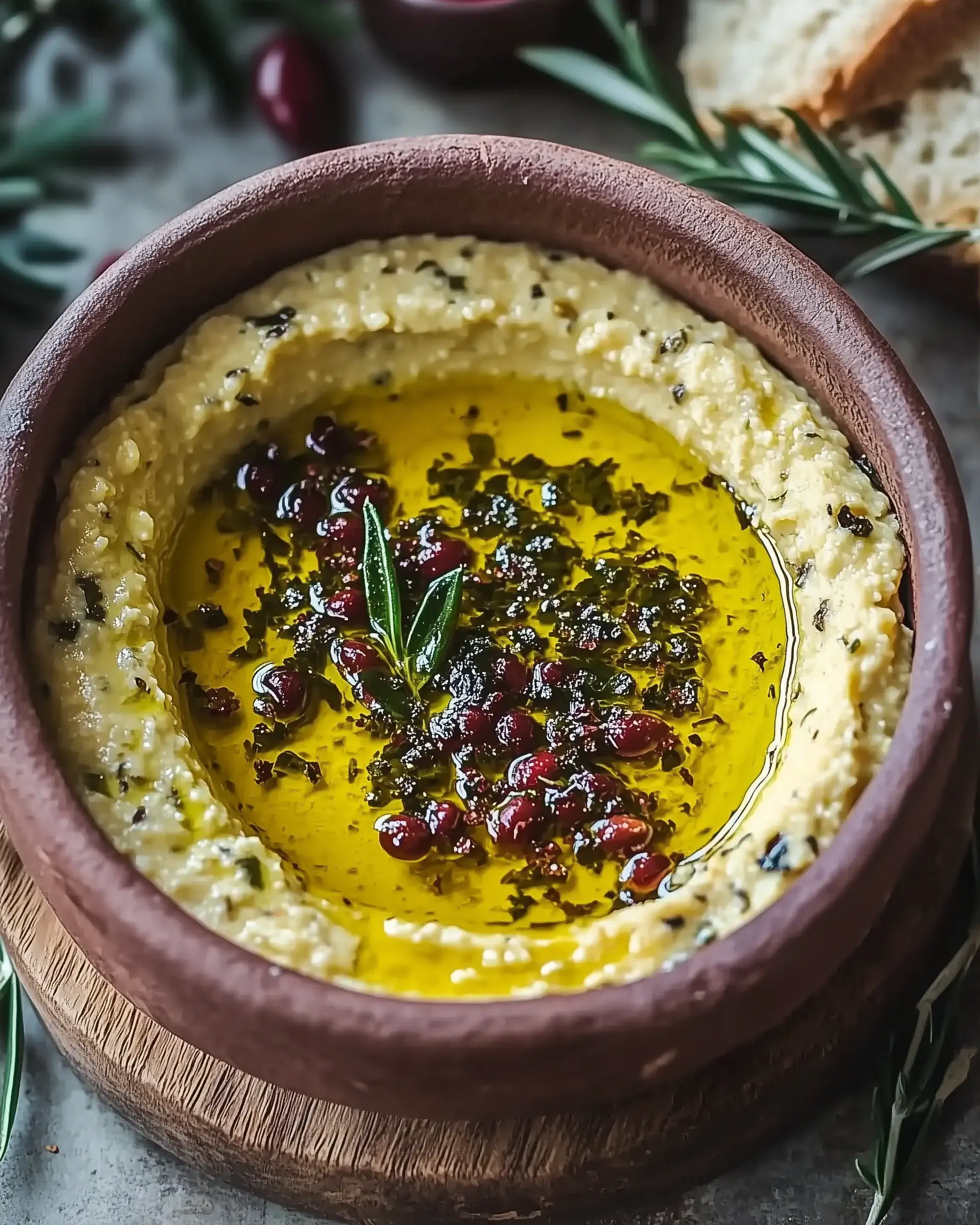 Mediterranean Olive Oil Dip: A Must-Try Flavor Sensation!