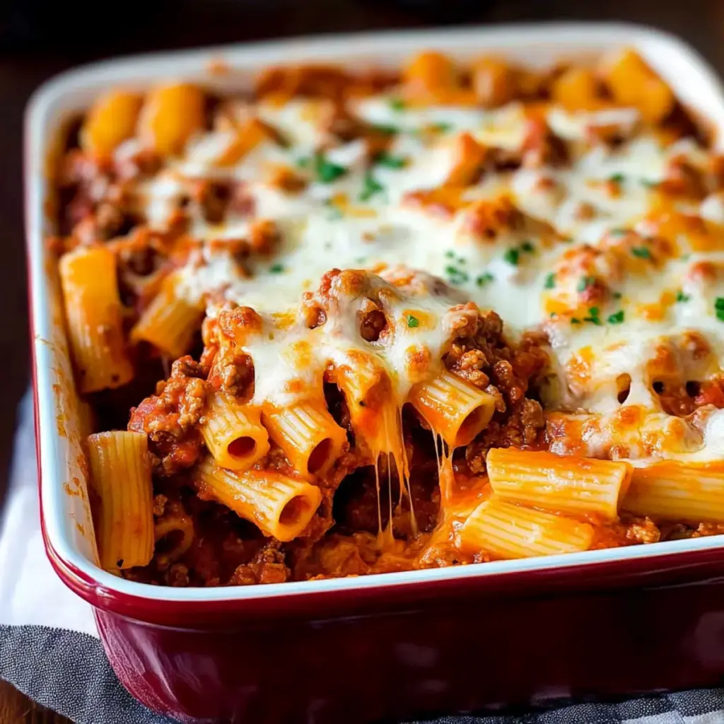 Baked Rigatoni Pasta Recipe