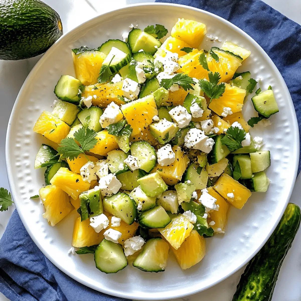 Pineapple Cucumber Salad: A Refreshing Summer Delight