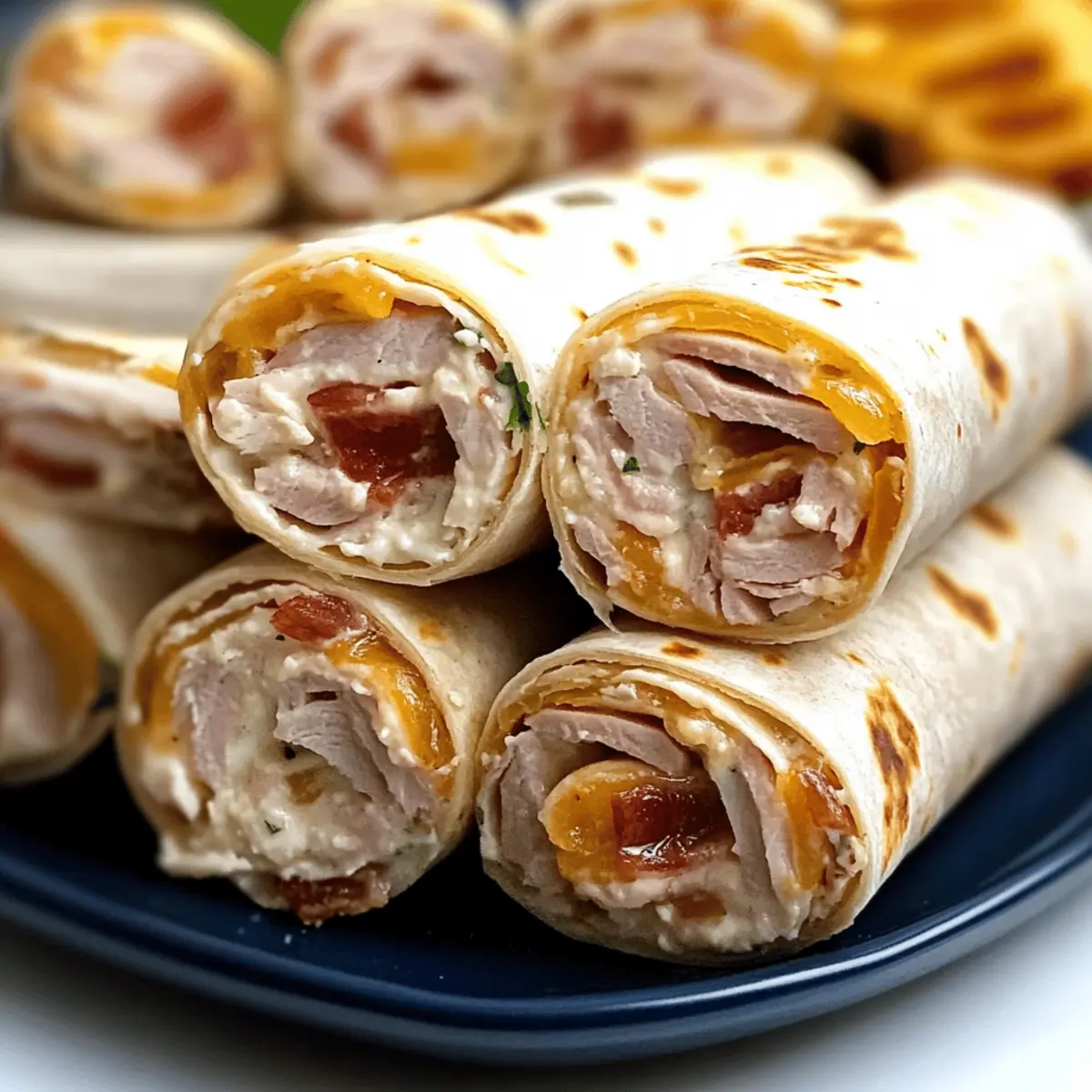 Turkey Bacon Ranch Tortilla Roll Ups That Everyone Will Love