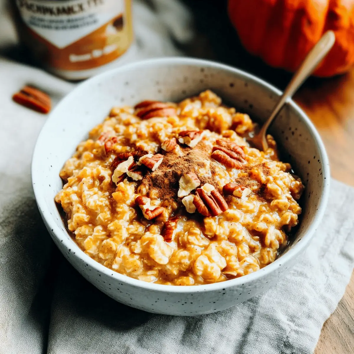 Slow Cooker Pumpkin Pie Oatmeal for a Cozy Fall Breakfast