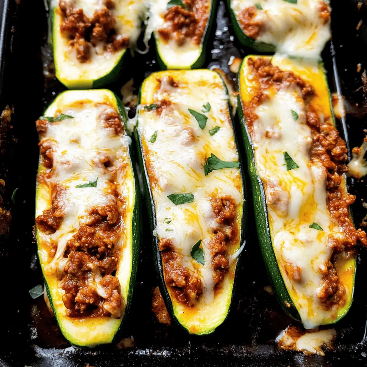 Easy Ground Beef Zucchini Boats for a Tasty Low-Carb Feast